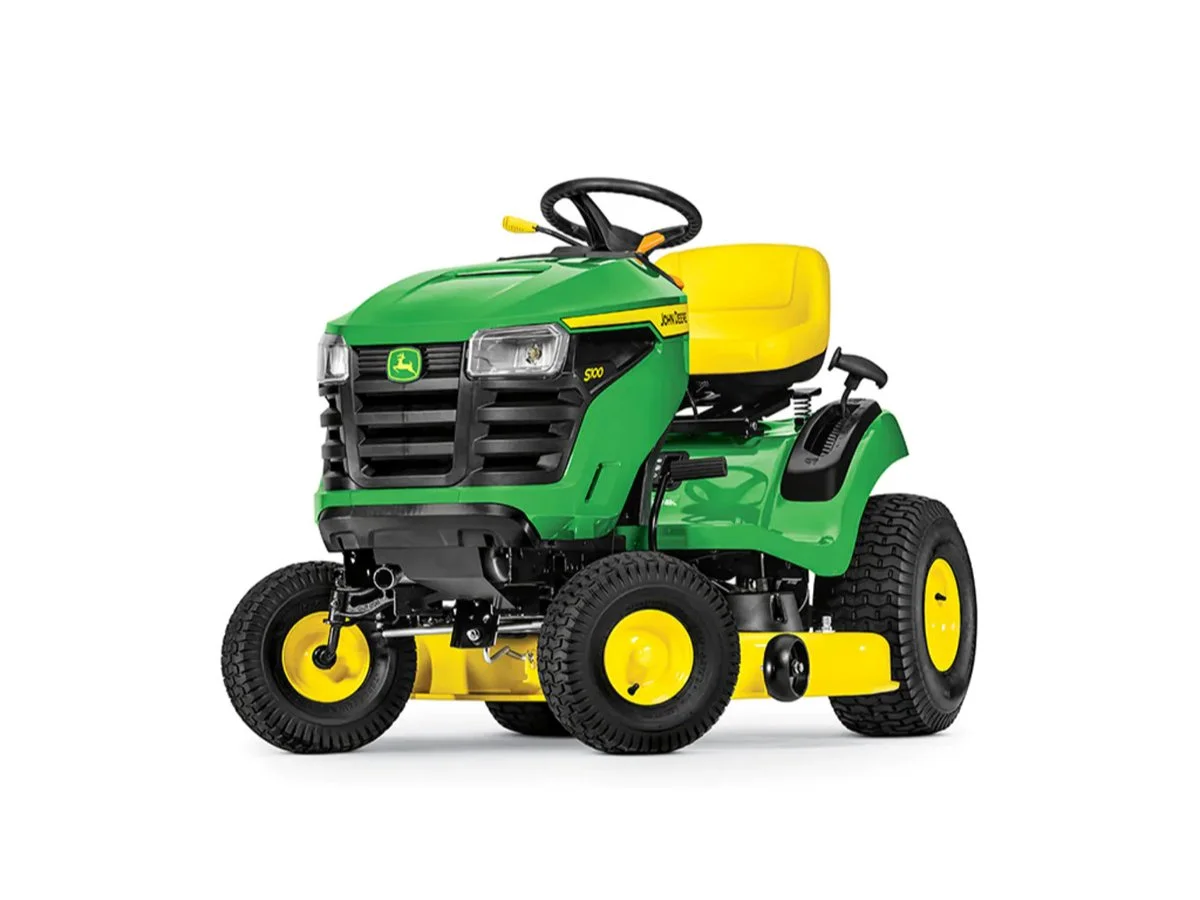 1-449 John Deere S100 42 in. 17.5 HP Gas Hydrostatic Riding Lawn Mowers. - Image 1