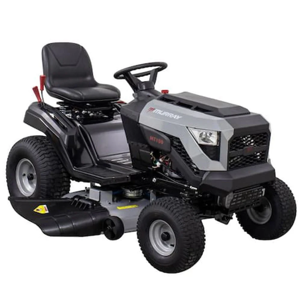1-459 Murray MT100 42 in. 13.5 HP 500cc E1350 Series Briggs and Stratton Engine 6-Speed Manual Gas Riding Lawn Tractor Mowers. - Image 1