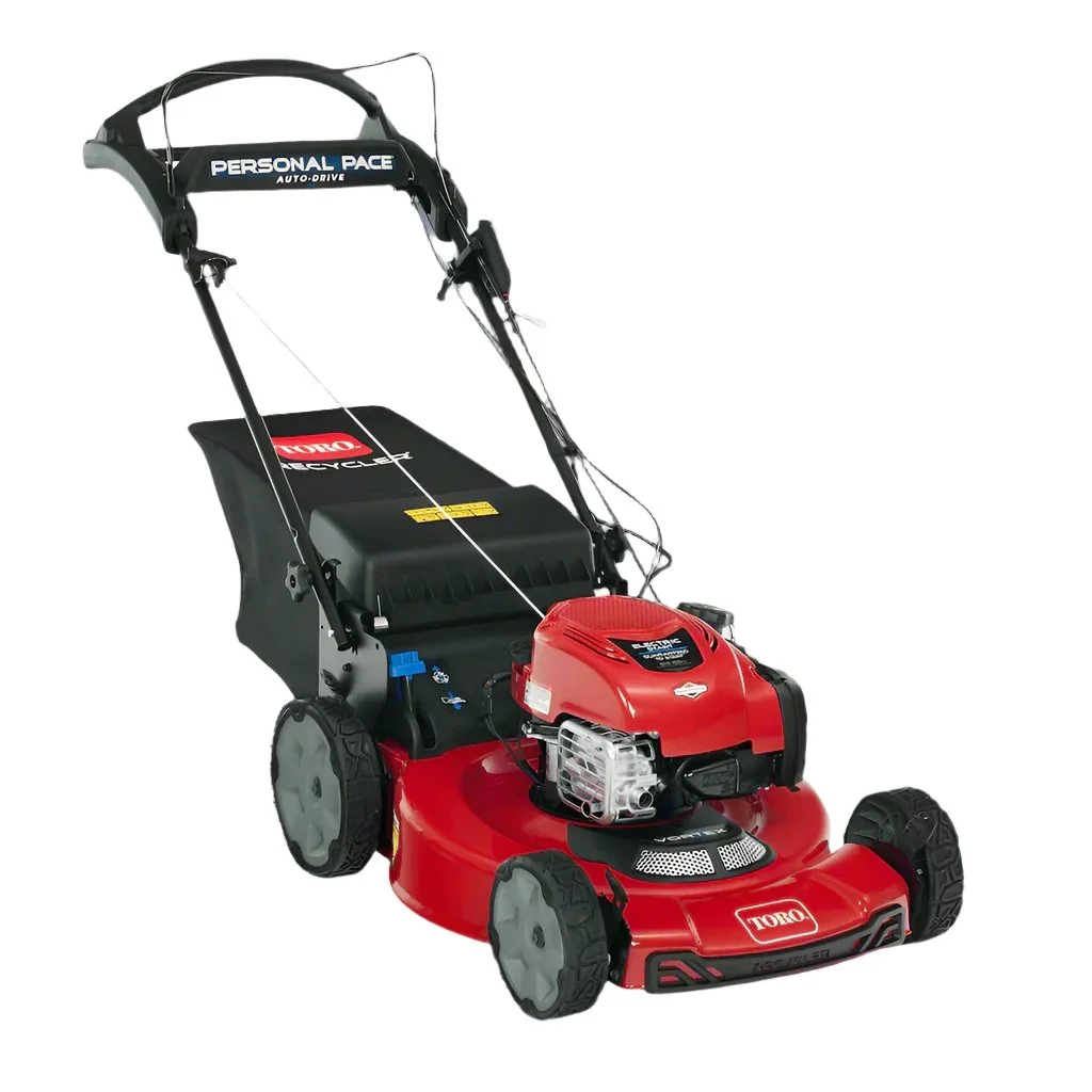 1-475 Toro 22″ Electric-Start Recycler Personal Pace Self-Propelled Gas Lawn Mowers. - Image 1