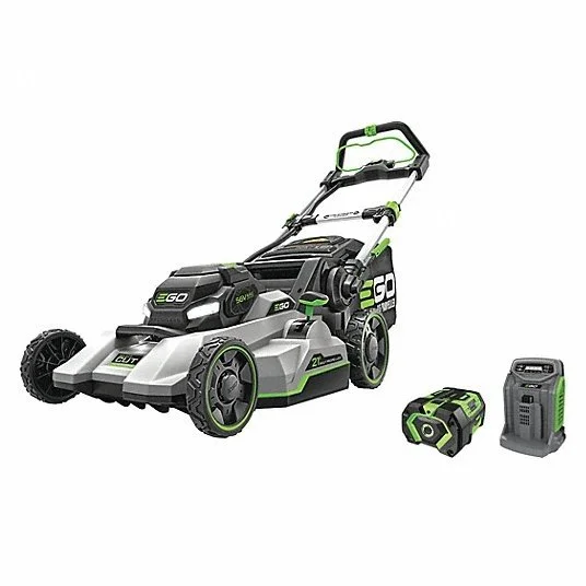 1-523 EGO Power+ 21″ Select Cut Battery-Powered Self-Propelled Lawn Mowers. - Image 1