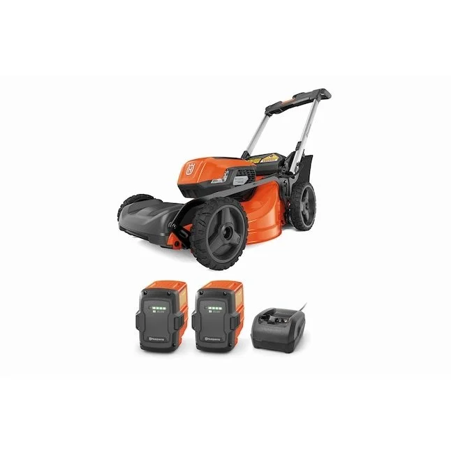 1-554 Husqvarna Lawn Xpert LE322R 40-Volt 21-in Self-Propelled Battery Push Mowers. - Image 1