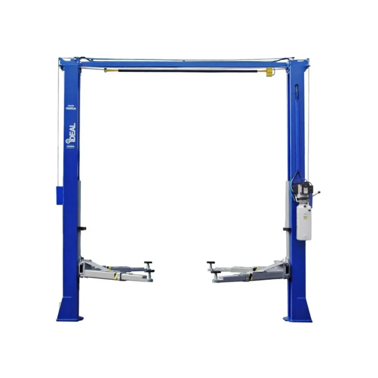 g1-24 iDEAL TP10KAC-DX 10,000 Lb Two Posts Clear Floor BI-symmetrical Lift – Ali Certified - Image 1