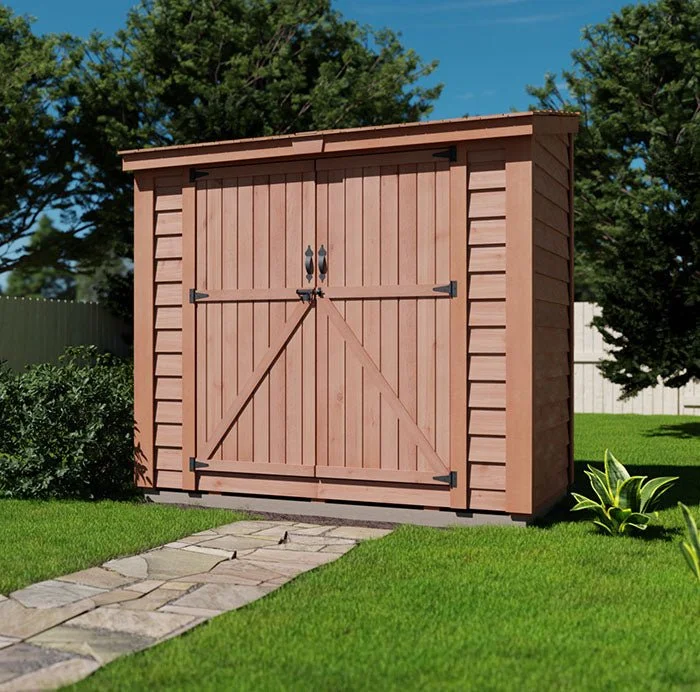 l1-24 Outdoor Living Today SpaceSaver 8×4 with Double Doors - Image 1