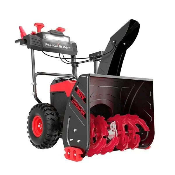 n1-27 Powersmart 24-Inch 80V Cordless Battery Snow Blowers - Image 1