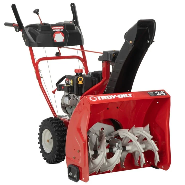 w1-27 Troy-Bilt Storm 24 in. Two-Stage Gas Snow Blowers - Image 1